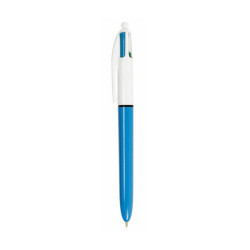 Penna a sfera scatto multifunzione 4 Colours Classic  - punta 1,0mm - nero, blu, rosso, verde - Bic -  conf. 12 pezzi