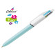 Penna a sfera a scatto  multifunzione  4 Colours Fun  - punta 1,0mm - rosa, verde chiaro, turchese, viola - Bic - conf. 12 pezz