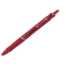 Penna a sfera a scatto Acroball Plastic - punta 1.0mm - rosso  - Pilot