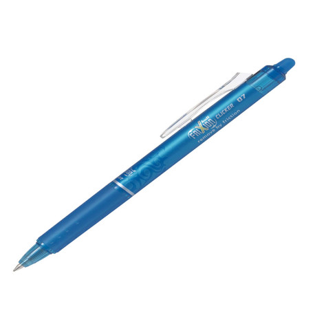 Penna a sfera a scatto Frixionball Clicker - punta 0,7mm - azzurro - Pilot