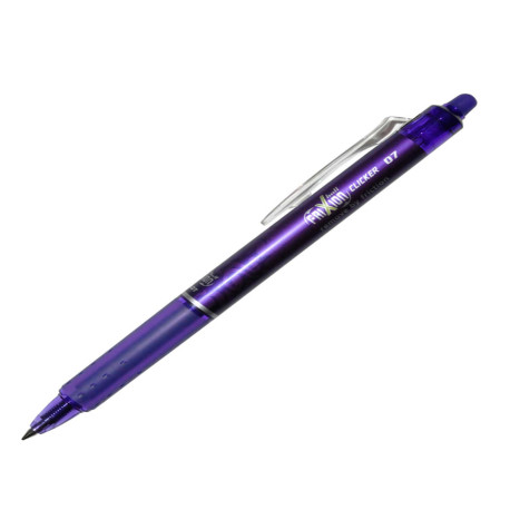 Penna a sfera a scatto Frixionball Clicker - punta 0,7mm - viola - Pilot