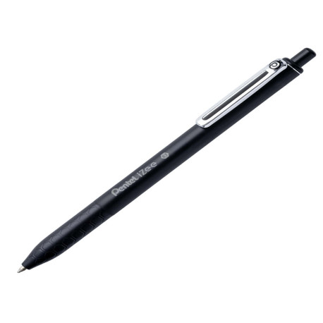 Penna a sfera a scatto iZee - punta 0,7 mm - nero - Pentel