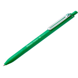 Penna a sfera a scatto iZee - punta 0,7 mm - verde - Pentel
