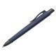 Penna a sfera a scatto Poly Ball - Punta 0,7 mm - fusto blu navy - Faber-Castell
