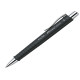 Penna a sfera a scatto Poly Ball - Punta 0,7 mm - fusto nero - Faber-Castell