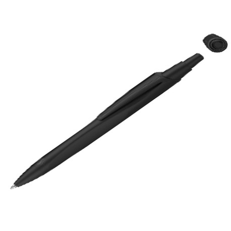 Penna a sfera a scatto Reco - punta media - nero - Schneider