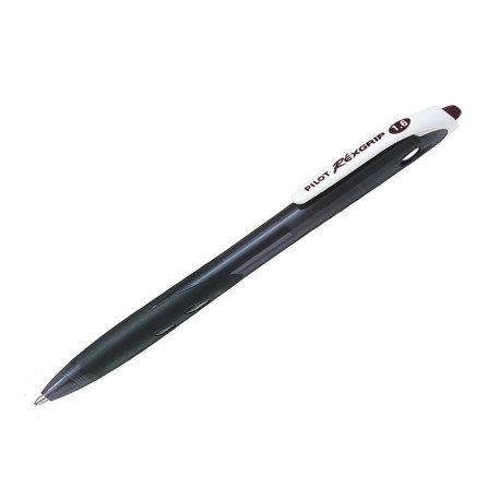 Penna a sfera a scatto Rexgrip Begreen - punta 1,6mm - nero  - Pilot
