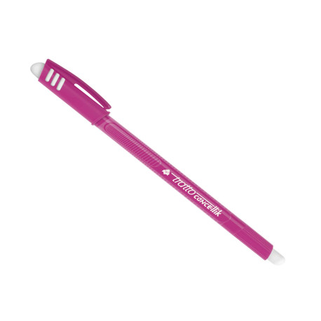 Penna a sfera cancellabile Cancellik - punta 1,0mm - fucsia - Tratto