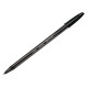 Penna a sfera con cappuccio Cristal Exact - punta 0,7 mm - nero - Bic - scatola 20 pezzi