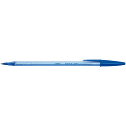 Penna a sfera con cappuccio Cristal Soft  - punta 1,2mm - blu - Bic - conf. 50 pezzi