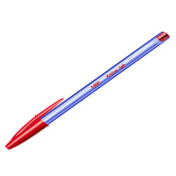 Penna a sfera con cappuccio Cristal Soft  - punta 1,2mm - rosso - Bic - conf. 50 pezzi