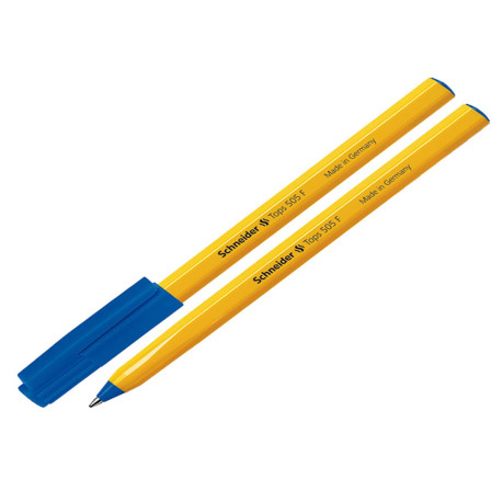 Penna a sfera con cappuccio Tops 505  - punta 0,5mm - blu - Schneider
