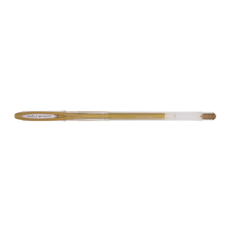 Penna a sfera gel con cappuccio Uni Ball Signo M120  - punta 0,8mm  - oro - Uni Mitsubishi