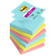 Blocco Post-it Super Sticky Z Notes - R330-6SS-COS - 76 x 76 mm - colori Cosmic - 90 fogli - Post-it - conf. 6 pezzi
