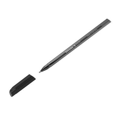 Penna a sfera Vizz - con cappuccio - punta media - nero - Schneider