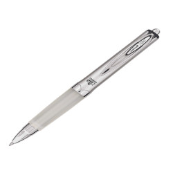 Penna gel a sfera a scatto Signo 207 Premier  - fusto argento - nero - punta 0,7mm - Uni Mitsubishi
