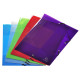 Cartella 3 lembi con elastico angolare Crystal Colours - A4 - PP - colori assortiti - Exacompta
