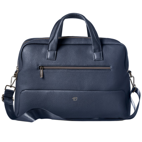 Borsa Gate Trended - con manici - 41 x 30 x 15 cm - ecopelle - blu - In Tempo