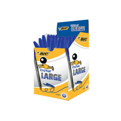 Penna sfera Cristal Large - punta 1,6 mm - blu - Bic - conf. 50 pezzi