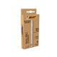 Penna sfera Cristal Re'New - con cappuccio - 1 mm - blu - Bic