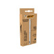 Penna sfera Cristal Re'New - con cappuccio - 1 mm - nero - Bic