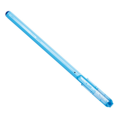Penna a sfera con cappuccio Superb Antibacterical+ - punta 0,7 mm - inchiostro blu - Pentel