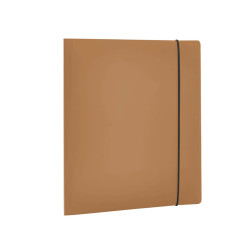 Cartella 3 lembi con elastico HOLOS - A4 - PP - marrone - Fellowes