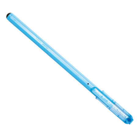 Penna a sfera con cappuccio Superb Antibacterical+ - punta 0,7 mm - inchiostro nero - Pentel