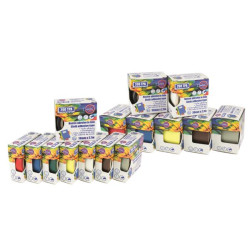 Bicchieri birra in PLA - 400 ml - trasparente - Dopla Green - conf. 20 pezzi