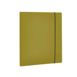 Cartella 3 lembi con elastico HOLOS - A4 - PP - verde - Fellowes