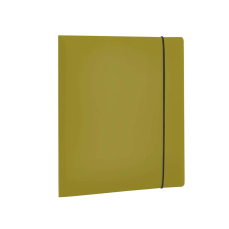 Cartella 3 lembi con elastico HOLOS - A4 - PP - verde - Fellowes