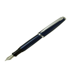 Penna stilografica Aldo Domani - punta M - blu - Monteverde