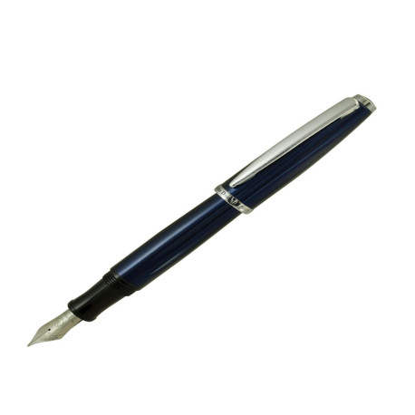 Penna stilografica Aldo Domani - punta M - blu - Monteverde