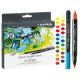 Pennarelli Aqua Brush Duo - punte 2,00 - 4,00 mm - Lyra - astuccio 24 pezzi