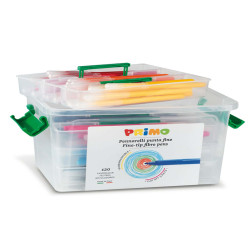 Pennarelli punta fine - colori assortiti - Primo - box 120 pezzi