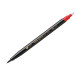 Pennarello - doppia punta in fibra - nero - Pentel