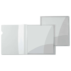 Cartella con doppia tasca Capri 69/2 - A4 - PVC - trasparente liscio - Sei Rota - conf. 5 pezzi