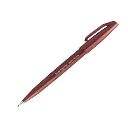 Pennarello Brush Sign Pen - marrone - Pentel