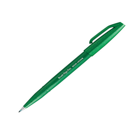 Pennarello Brush Sign Pen - verde - Pentel