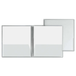 Cartella con doppia tasca Capri 69/T2 - A4 - PVC - trasparente liscio - Sei Rota - conf. 5 pezzi