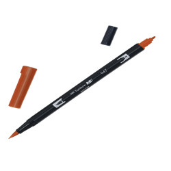 Pennarello Dual Brush N947 - burnt sienna - Tombow
