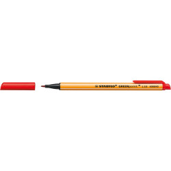 Pennarello Greenpoint  - punta 0,8mm - rosso - Stabilo