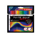 Pennarello Pen 68 Brush Arty Line 568/12 - colori assortiti - Stabilo - astuccio 12 pezzi