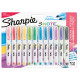 Pennarello S-Note - punta scalpello - colori assortiti - Sharpie - astuccio 12 pezzi