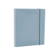 Cartella progetto con elastico HOLOS - 34,5 x 23,5 cm - dorso 3 cm - azzurro - Fellowes
