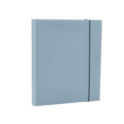Cartella progetto con elastico HOLOS - 34,5 x 23,5 cm - dorso 3 cm - azzurro - Fellowes