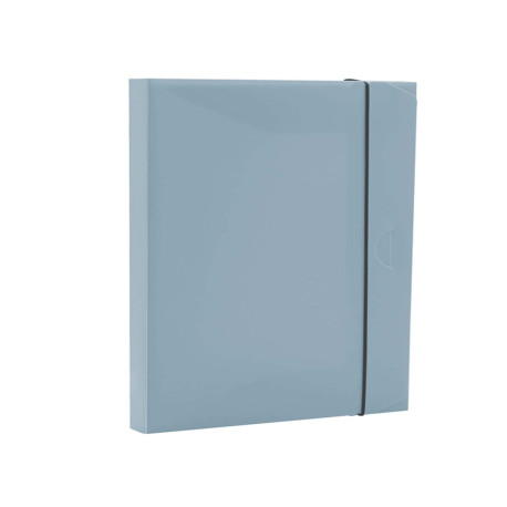 Cartella progetto con elastico HOLOS - 34,5 x 23,5 cm - dorso 3 cm - azzurro - Fellowes