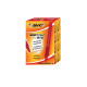 Penne a sfera a scatto Soft Feel  - punta 1,0mm - rosso - Bic - conf. 12 pezzi