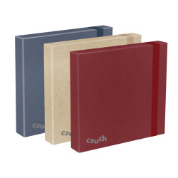 Cartella progetto Crush con elastico - 25 x 35 cm - dorso 3 cm - colori assortiti - Favini