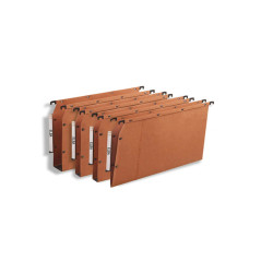 Cartella sospesa - armadio Ultimate - interasse 33 cm - fondo U 30 mm - 32,5x27,5 cm - avana - Elba